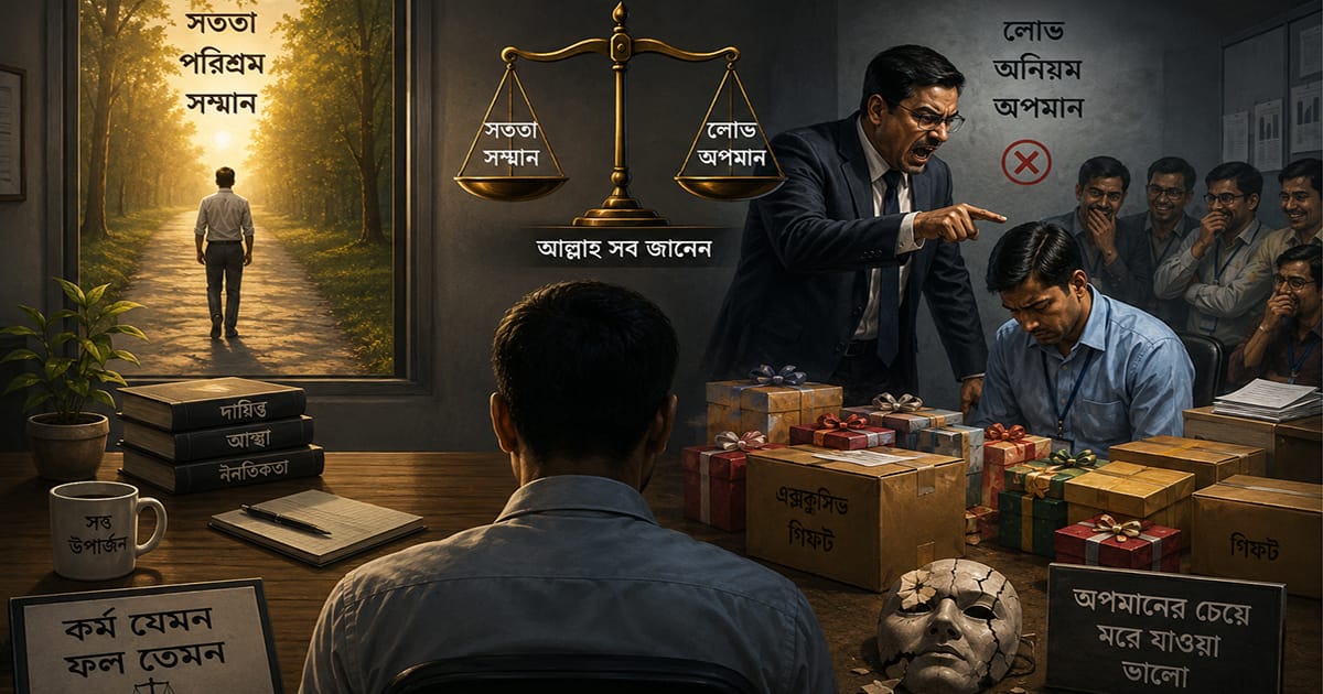 ফার্মাসিউটিক্যাল চাকরিতে সততা ও কর্মফল