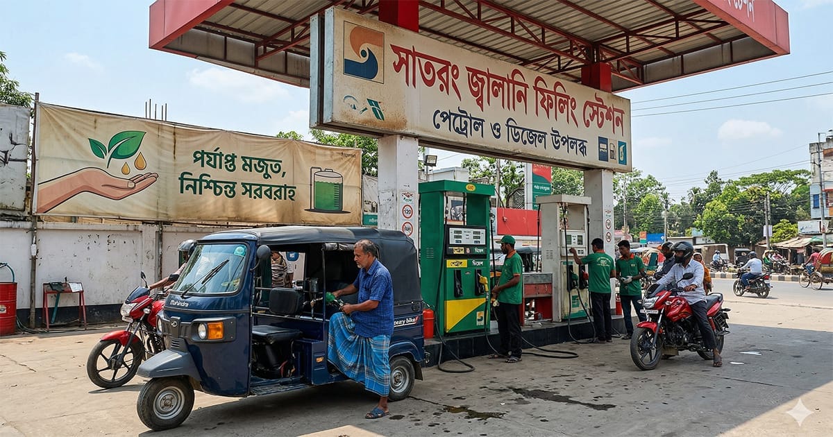 এপ্রিলে বাড়ছে না জ্বালানি তেলের দাম, মজুত আছে প্রায় ২ লাখ টন