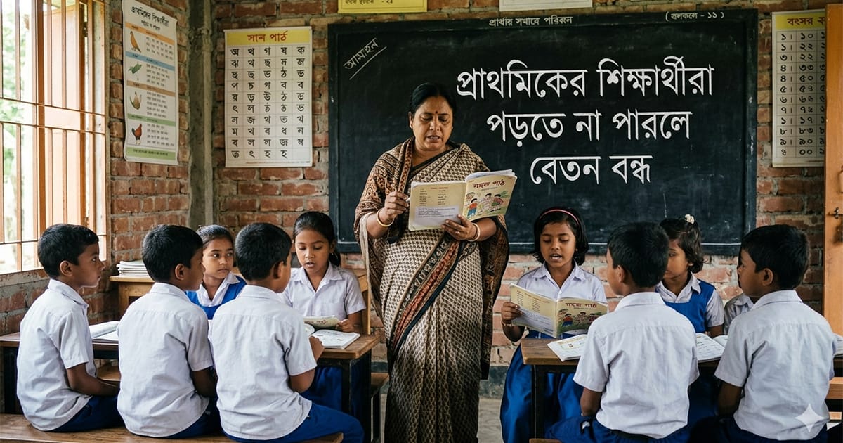 প্রাথমিক বিদ্যালয় শিক্ষকদের বেতন বন্ধ