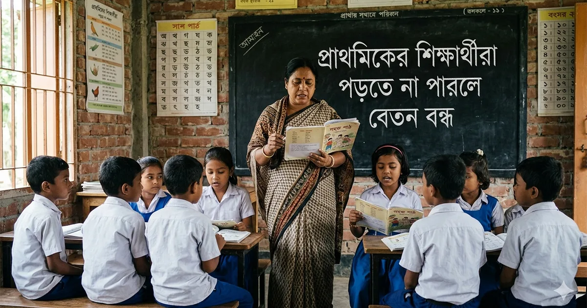 প্রাথমিক বিদ্যালয় শিক্ষকদের বেতন বন্ধ