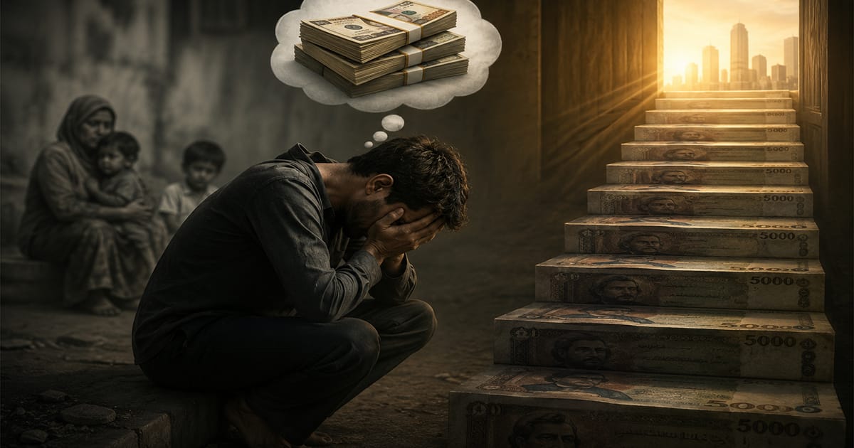টাকার অভাব মানুষকে বেশি কাঁদায়